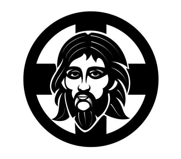Orthodox Jesus Vector Image