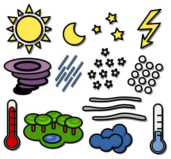 music symbols chart. 009-Weather Chart Symbols