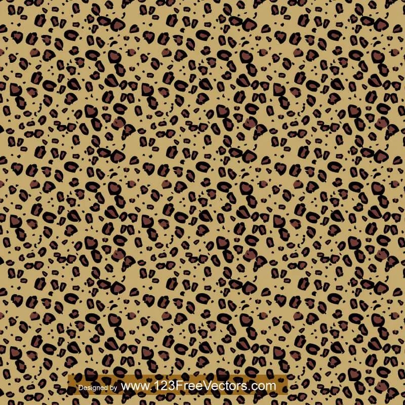 cheetah print background. Animal print vector seamless