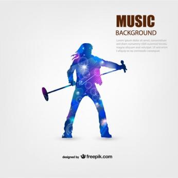 Music Festival Background Free Vector
