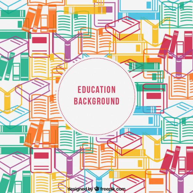 Education Background Free Vector