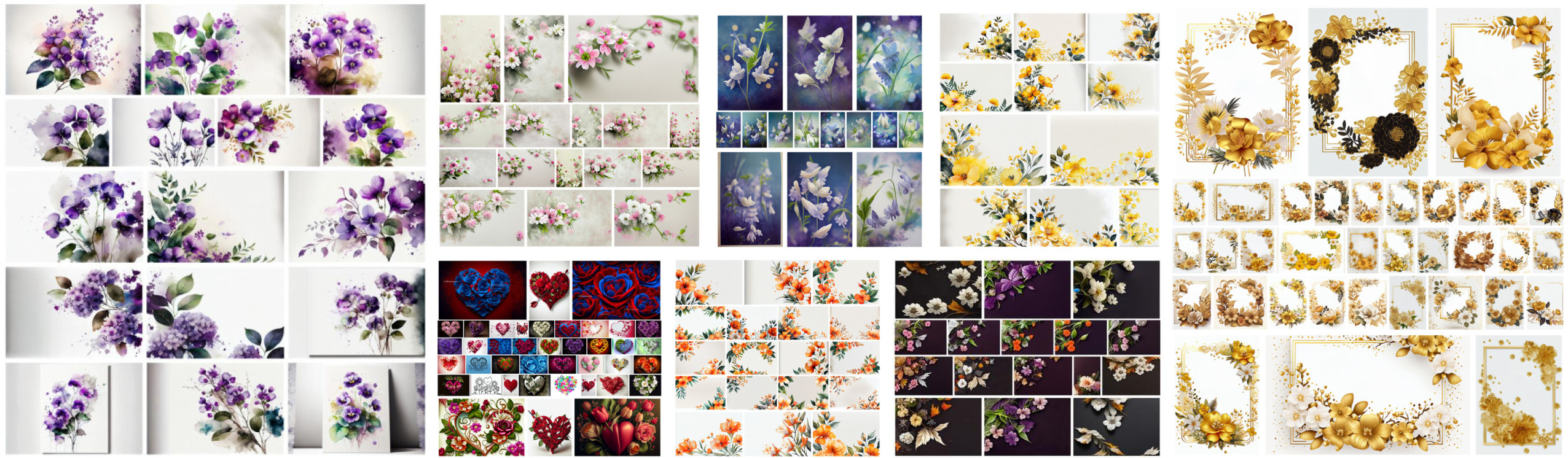 Flower collection preview