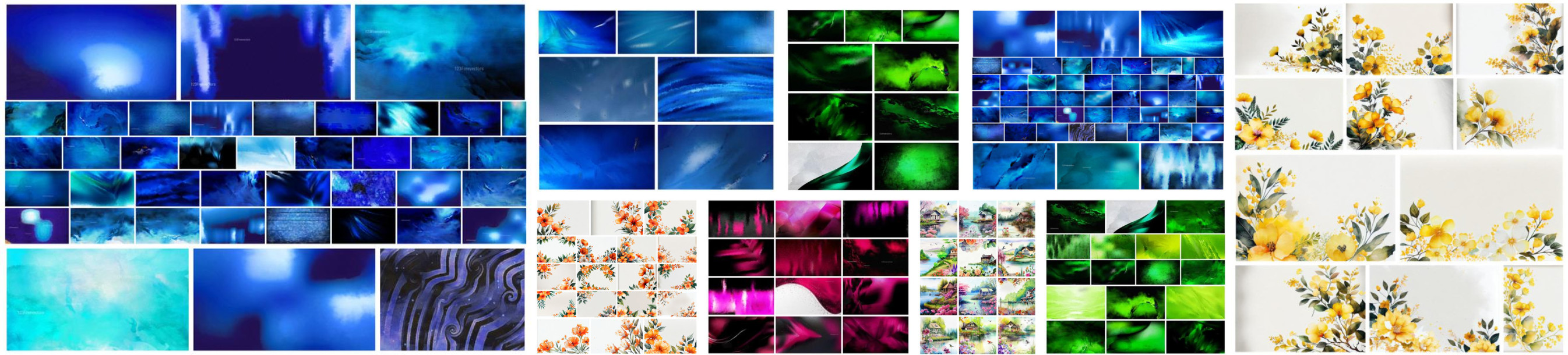 Watercolor collection preview