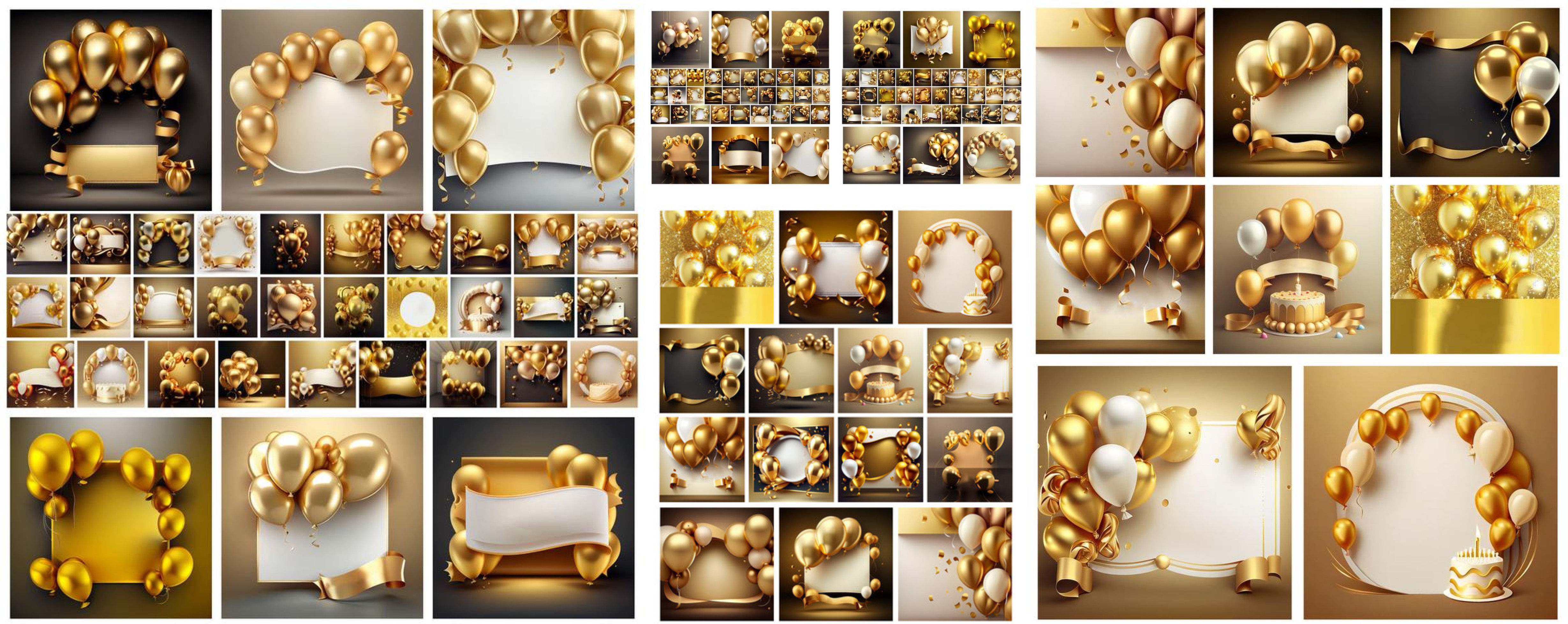 Gold Balloons