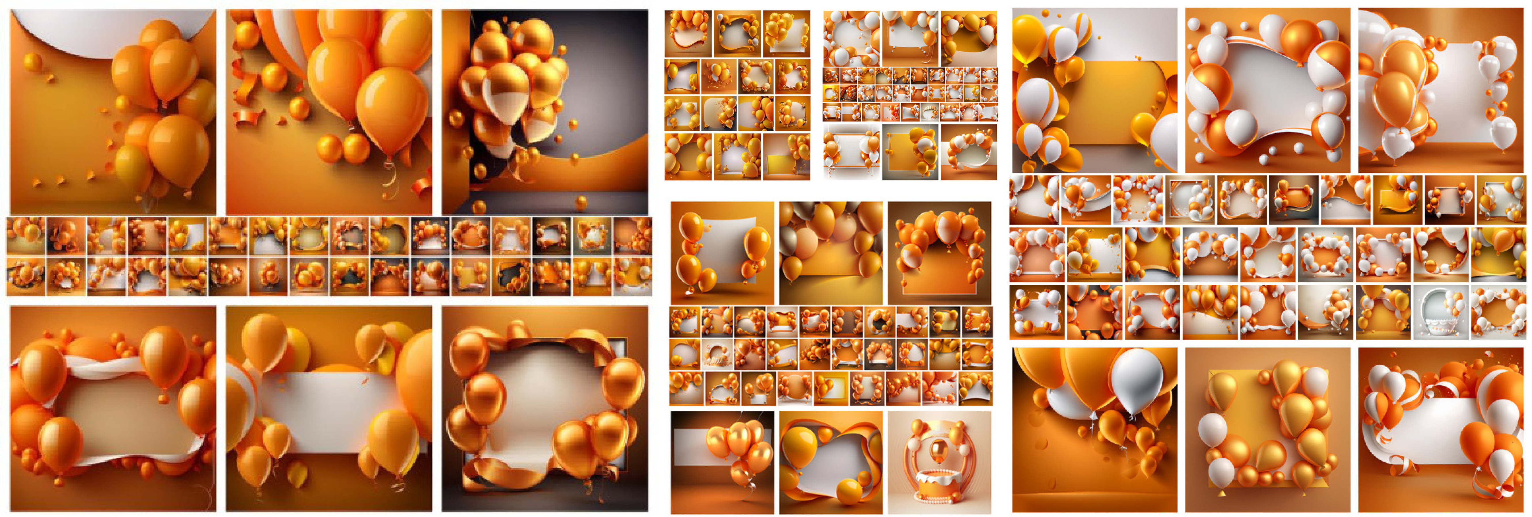 Orange Balloons