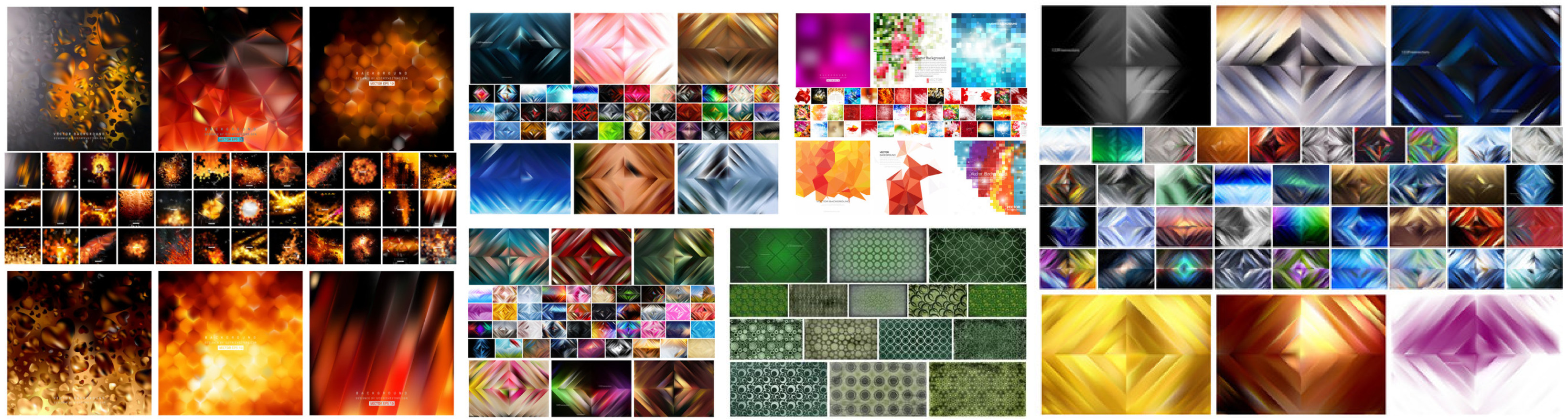 Geometric Background collection preview
