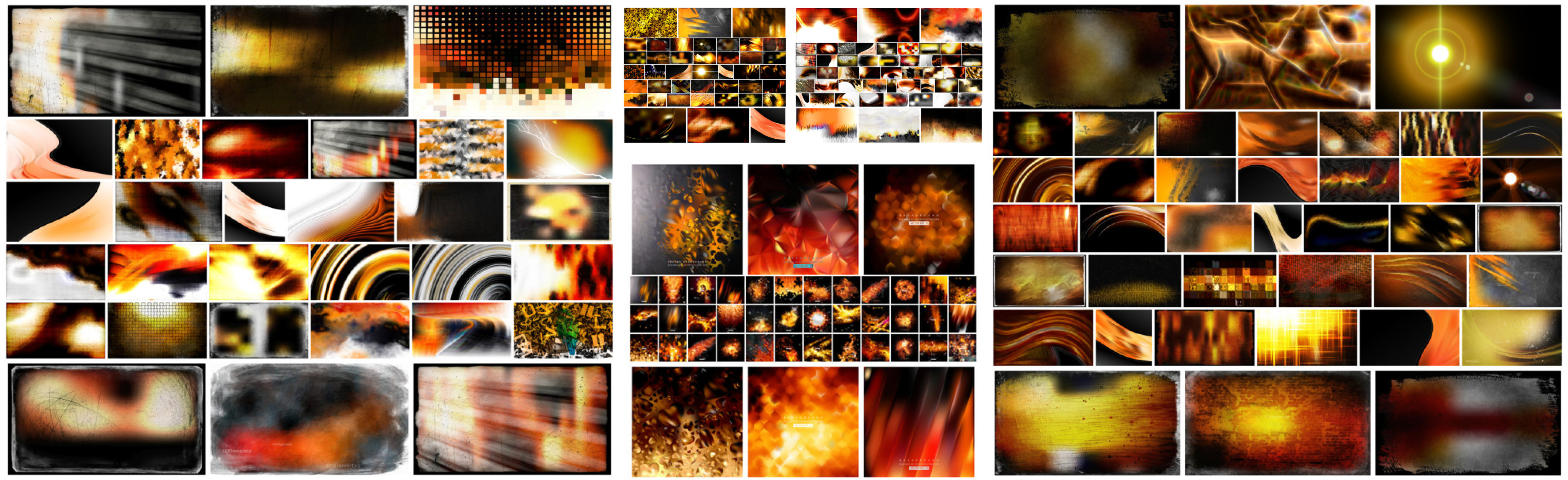 Orange and Black Background collection preview