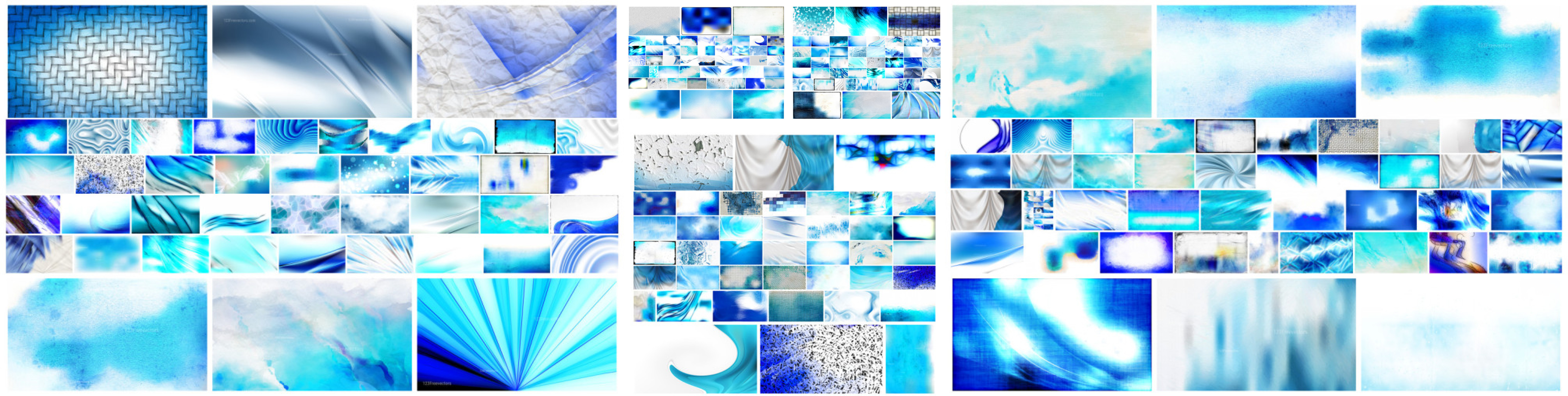 Blue and White Texture