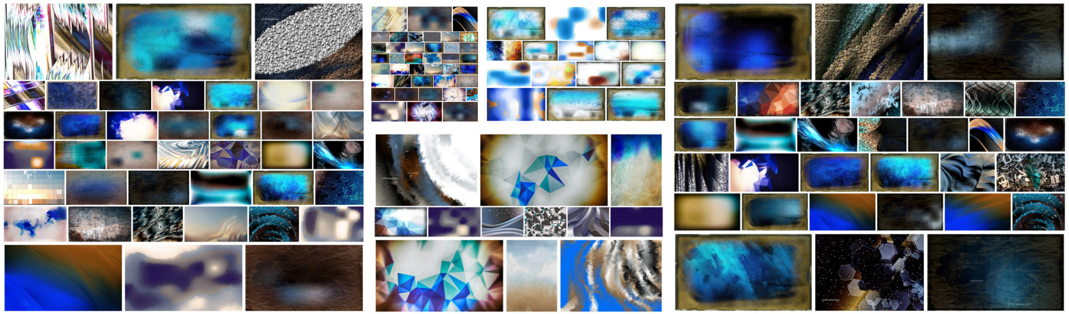 Blue and Brown Background