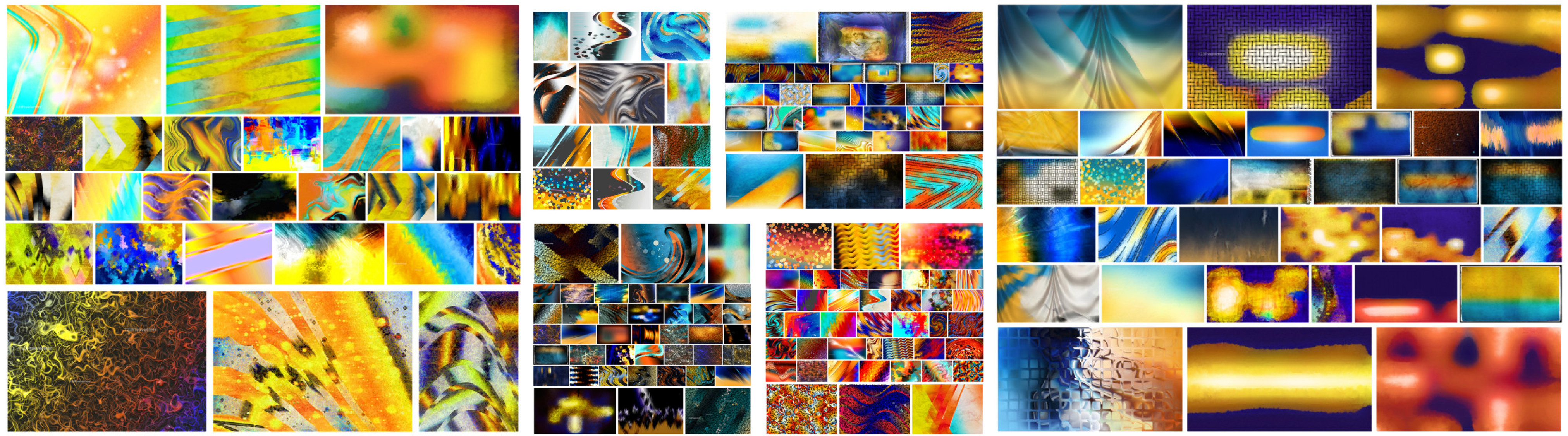 Blue and Orange Texture
