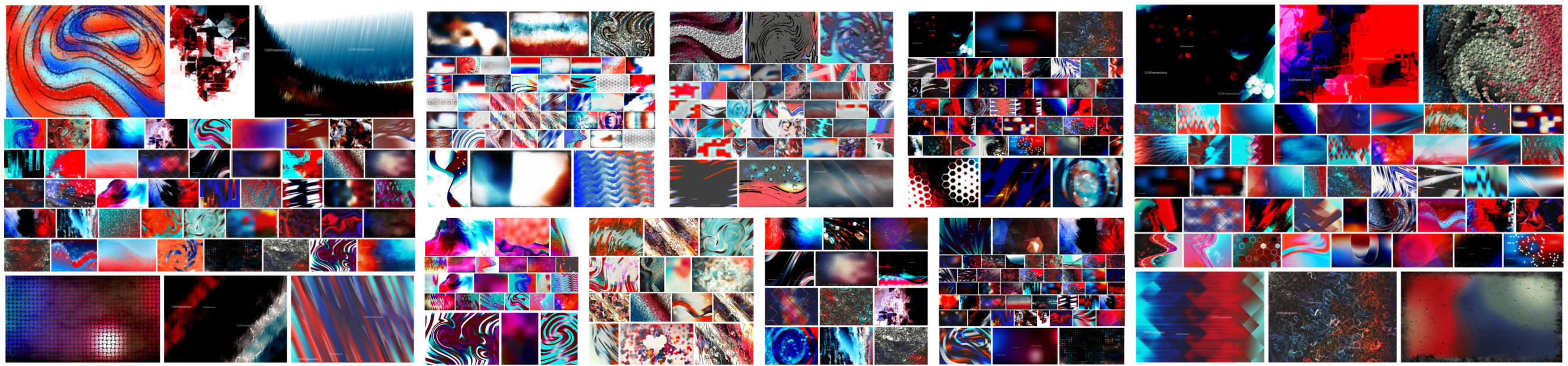 Red and Blue Texture