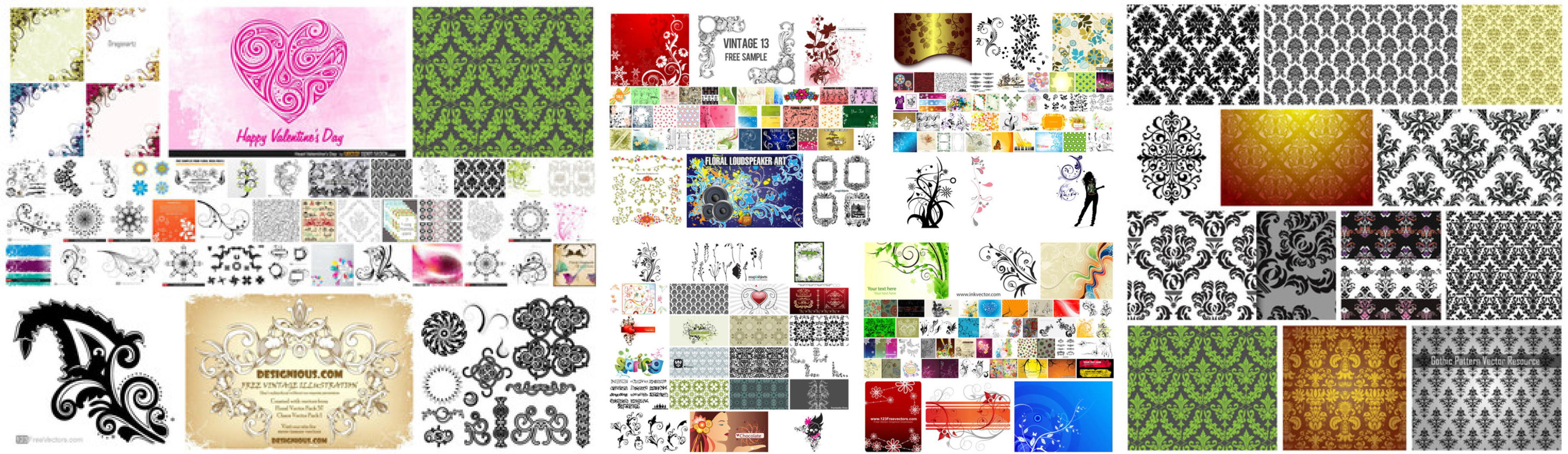 Floral Pattern collection preview