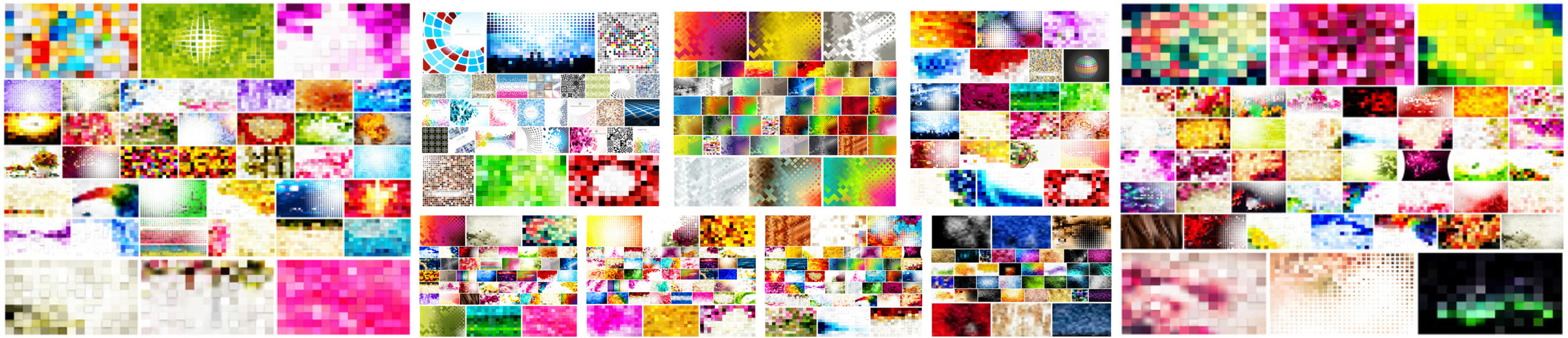 Square Mosaic Background