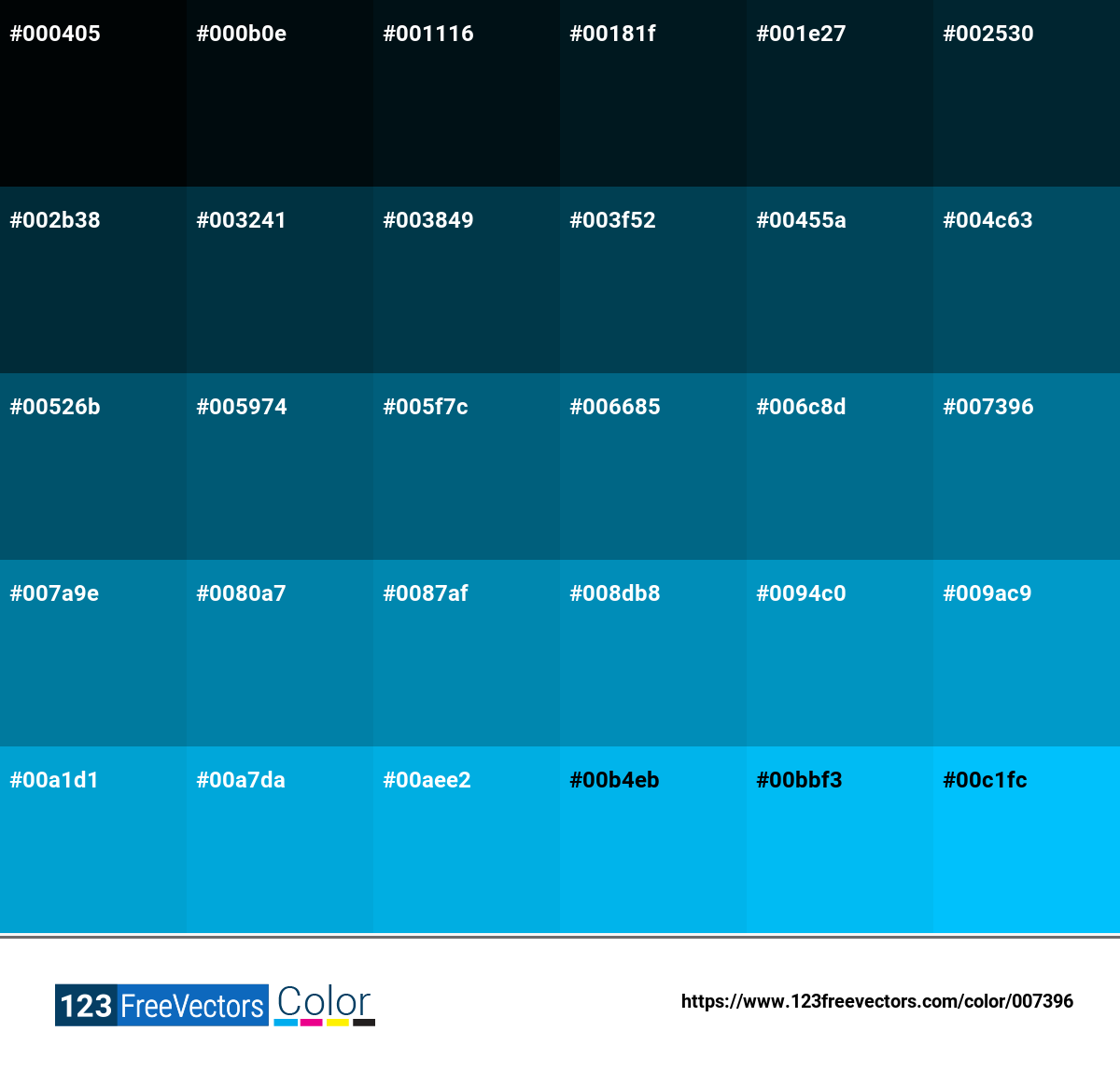 Pantone 633 C | #007396 - Detailed Color Information and Usage