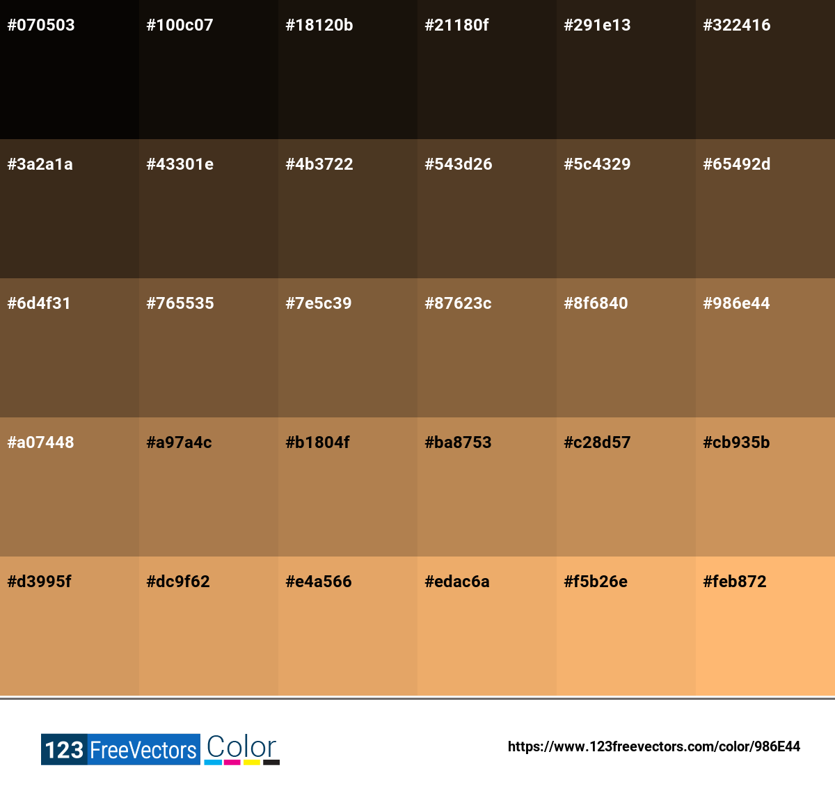 Pantone P 18 16 U | #986E44 - Detailed Color Information and Usage