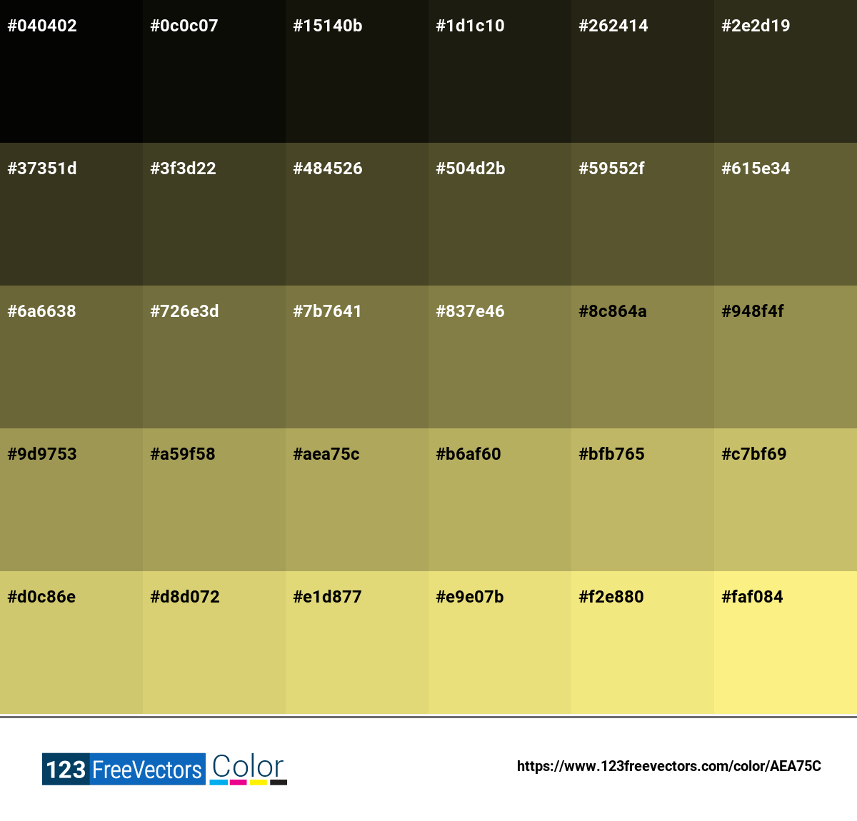 Pantone 10114 C | #AEA75C - Detailed Color Information and Usage