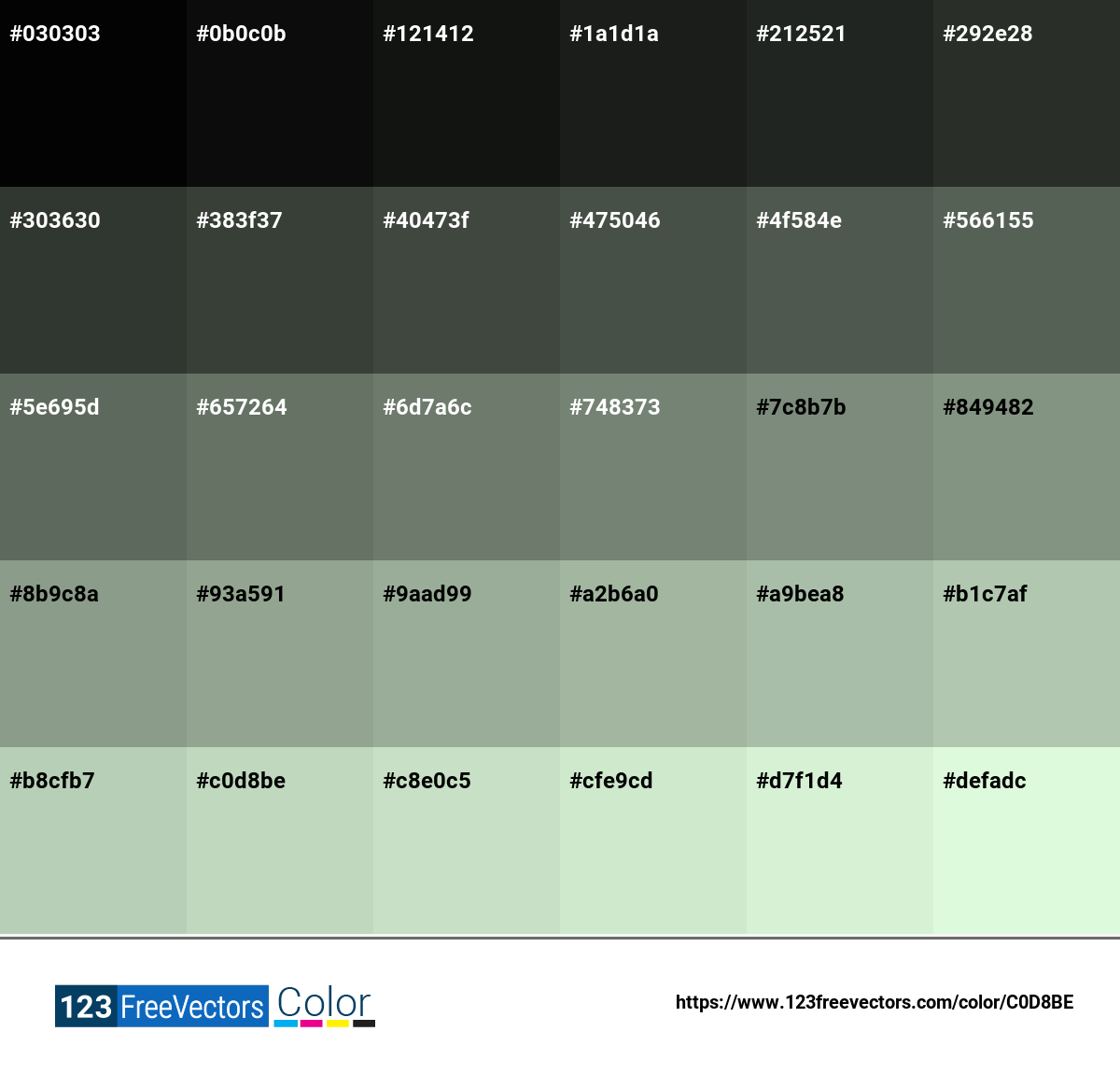 Pantone 13 6007 Tpx | Spray | #C0D8BE - Detailed Color Information and ...