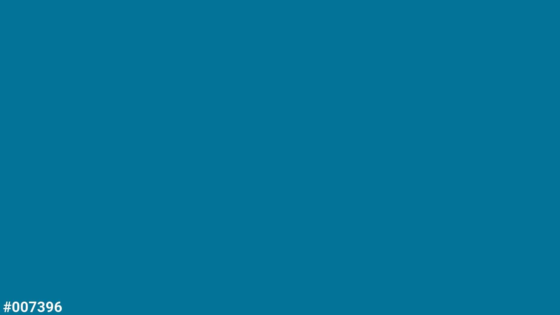 Pantone 633 C | #007396 - Detailed Color Information and Usage