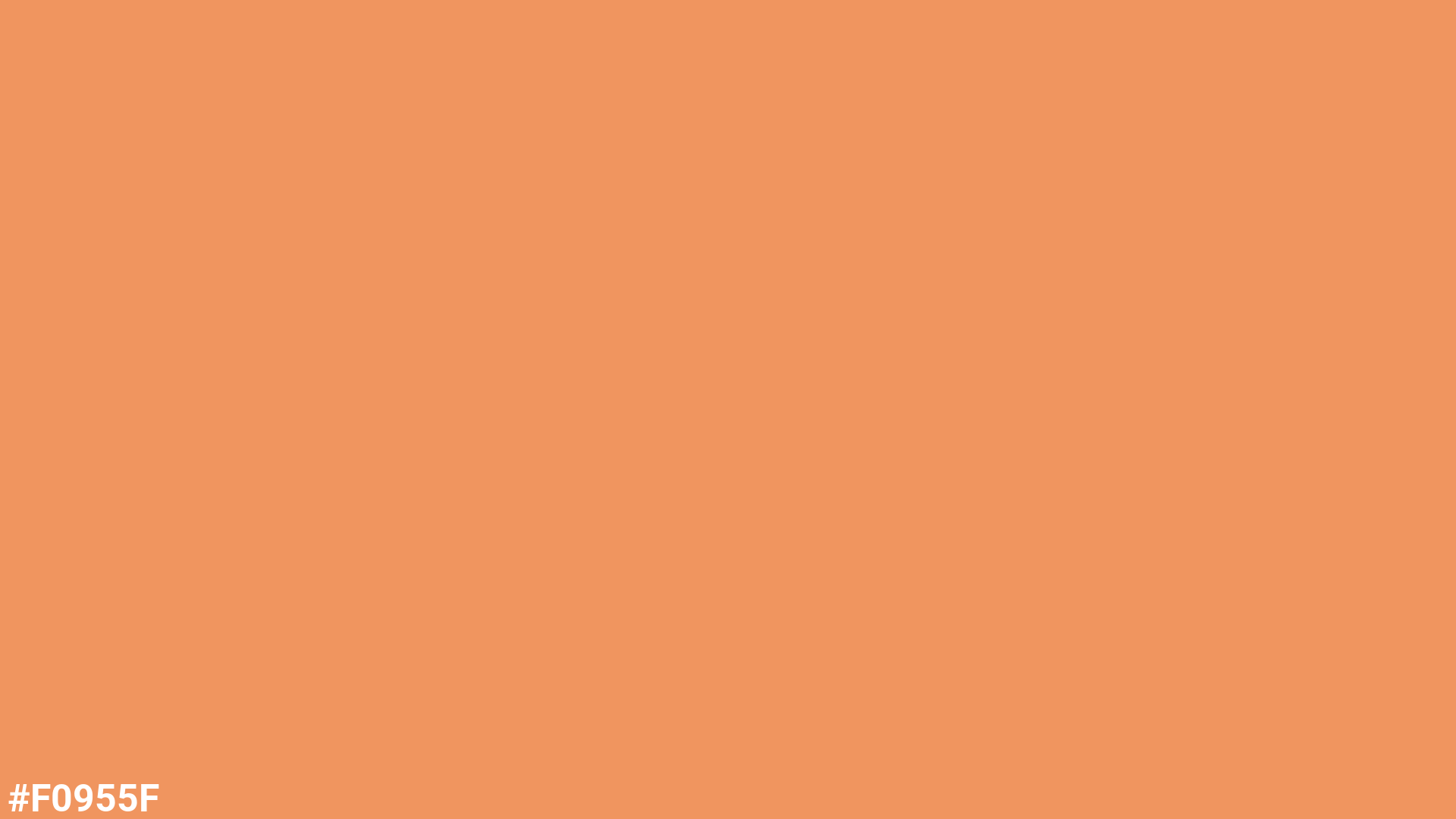 Pantone 15 1242 Tpx | Muskmelon | #F0955F - Detailed Color Information ...