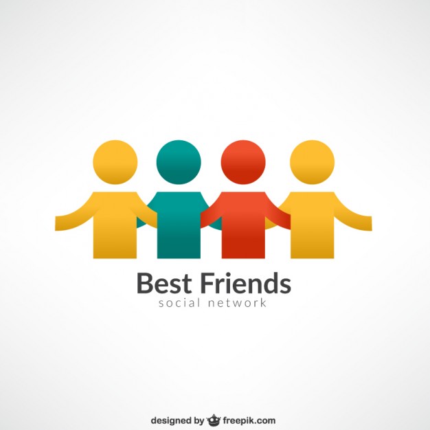 Best Friends Logo Free Vector