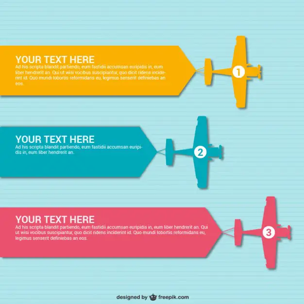 travel infographic template free vector