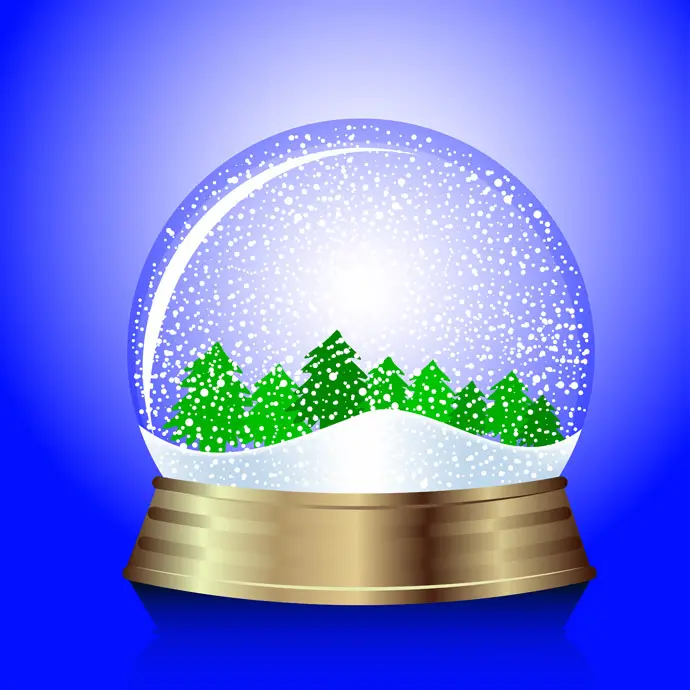 christmas snow globe clipart free - photo #33