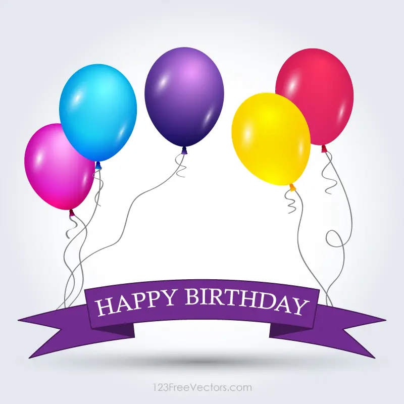 Happy Birthday Banner Template Free 123Freevectors