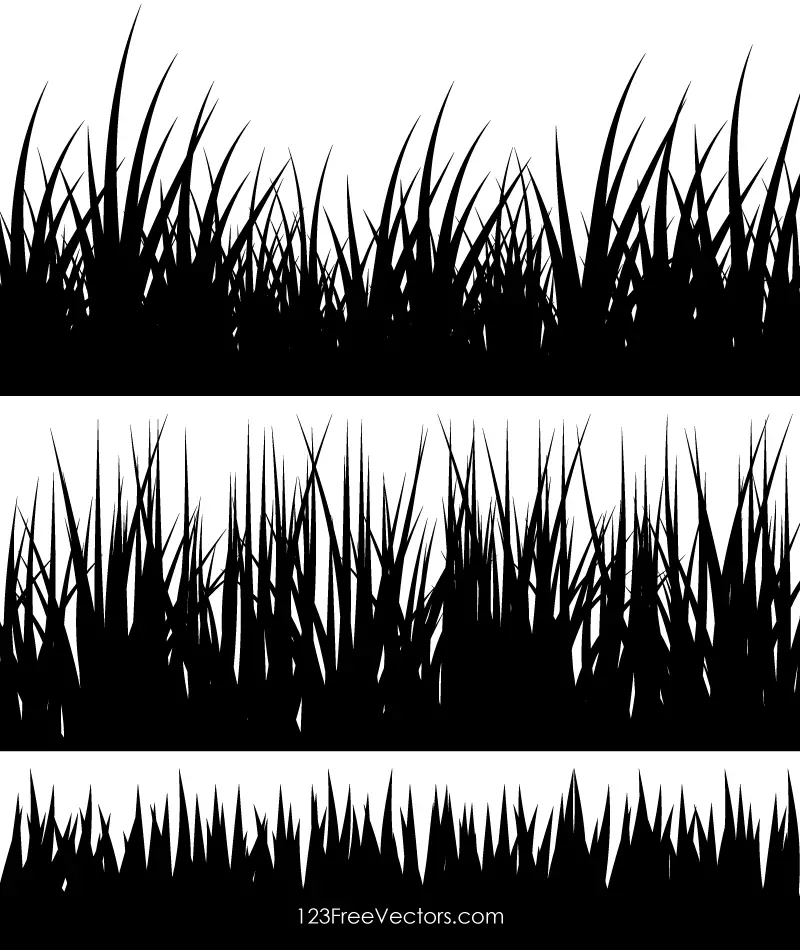 grass silhouette clip art free - photo #9
