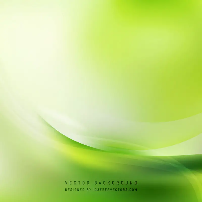 Light Green Wave Background Design | 123Freevectors