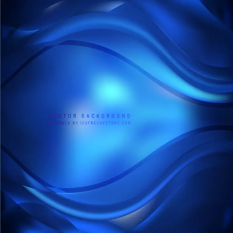 Abstract Navy Blue Wave Background | 123Freevectors