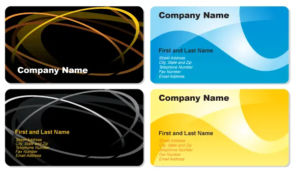 Free Visiting Card Design Samples