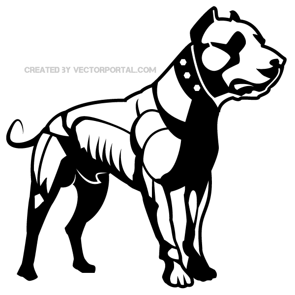 free black and white bulldog clipart - photo #26