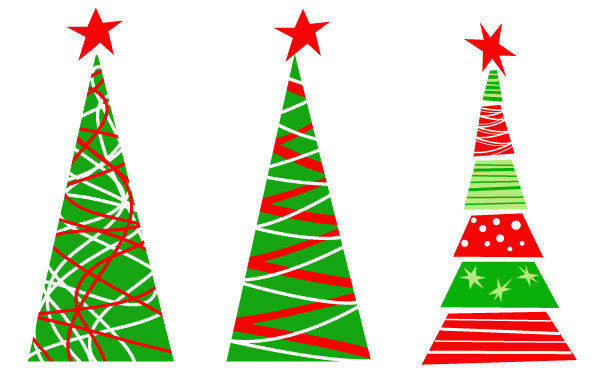 free christmas tree clip art vector - photo #40