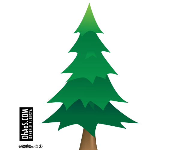 christmas tree clipart vector - photo #13