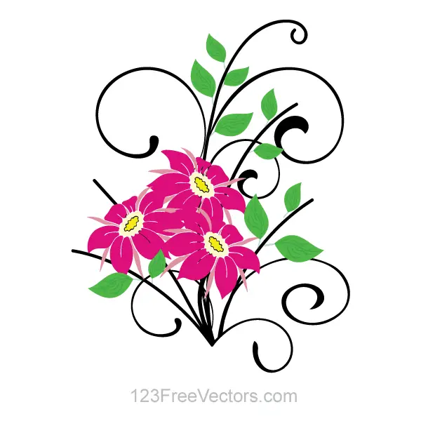 free clipart flowers vector - photo #8