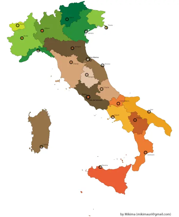 clipart map of italy - photo #6