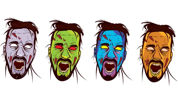 zombie face clip art - photo #35