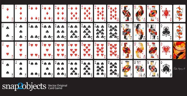 Free Vector Playing Cards Deck 123Freevectors Free Vector Playing Cards Deck 123Freevectors