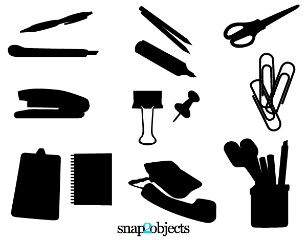 free office stationery clipart - photo #5