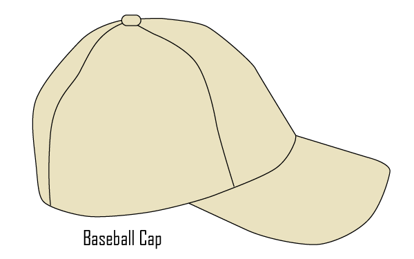 Download Baseball Cap Template Vector Free | 123Freevectors