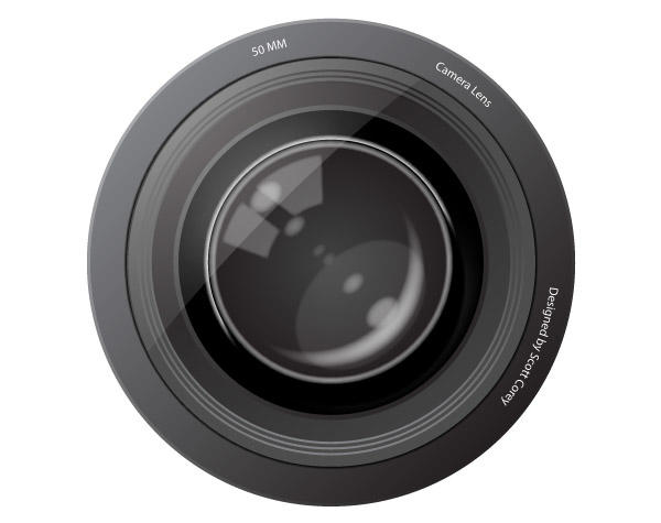 camera lens clipart vector - photo #23