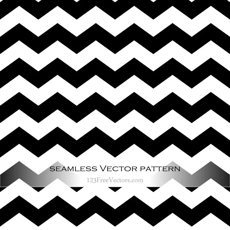  Black  and White  Zig Zag  Background 