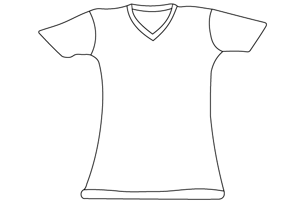 Download T-Shirt Vector Template Illustrator