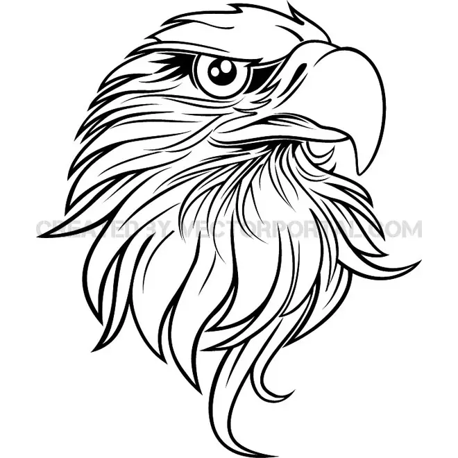 eagle clipart black and white free - photo #31