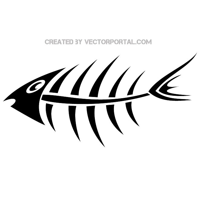 Download Fish Bone Image Free Vector