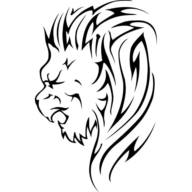 Free Free 329 Tribal Lion Svg SVG PNG EPS DXF File